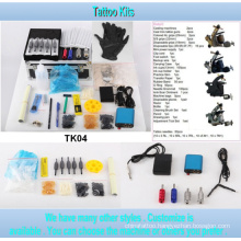 4 Gun Style Wholesale Tattoo Kit with High Quality Tk04